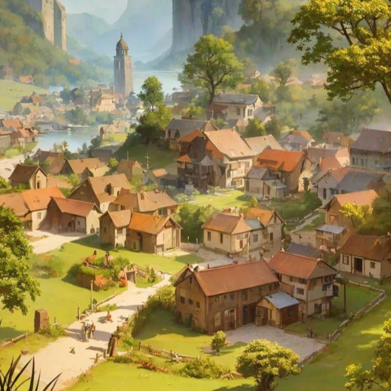 Illustration : Village de Pas-Perdu