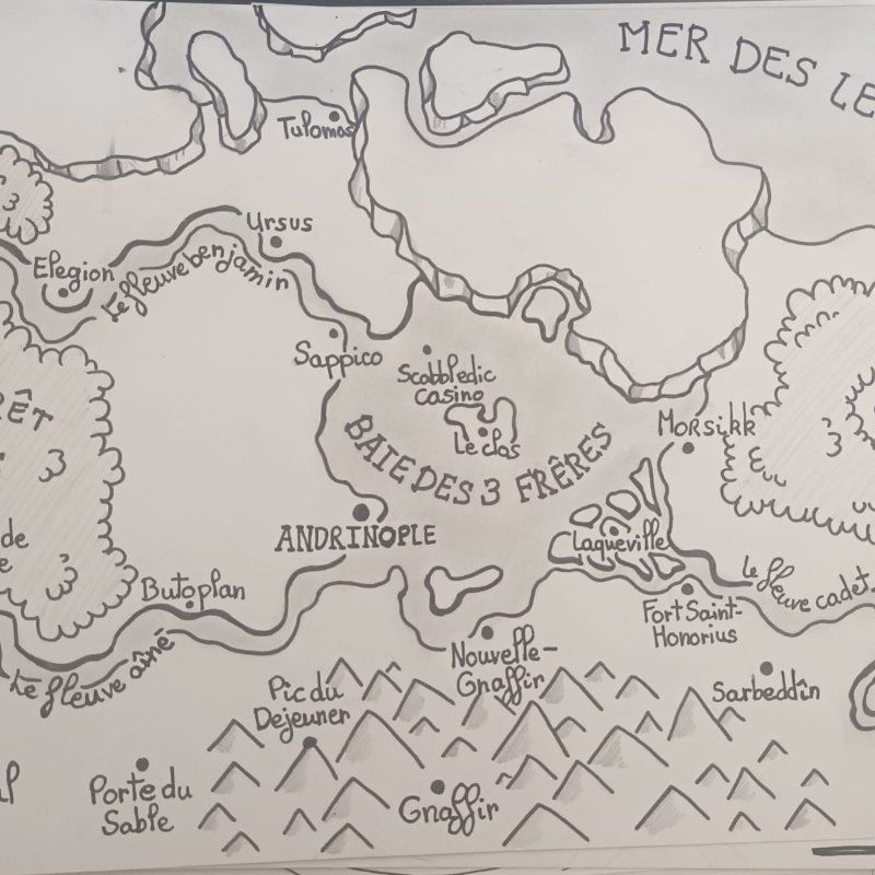 Baie des Trois Frères plan